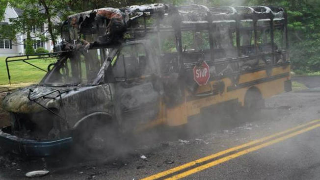 School Bus Burns
