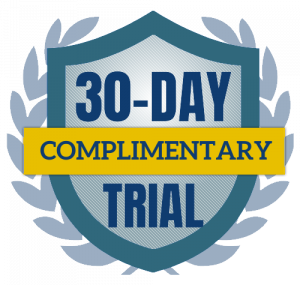 30 dayComplimentaryTrial badge