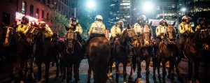 group of policemen on horse 2834173